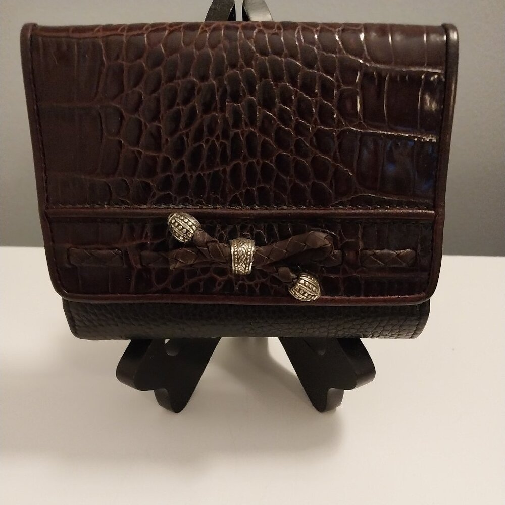 💗Beautiful Brighton Wallet "Emma" Brown and Black Perfect Condition💗